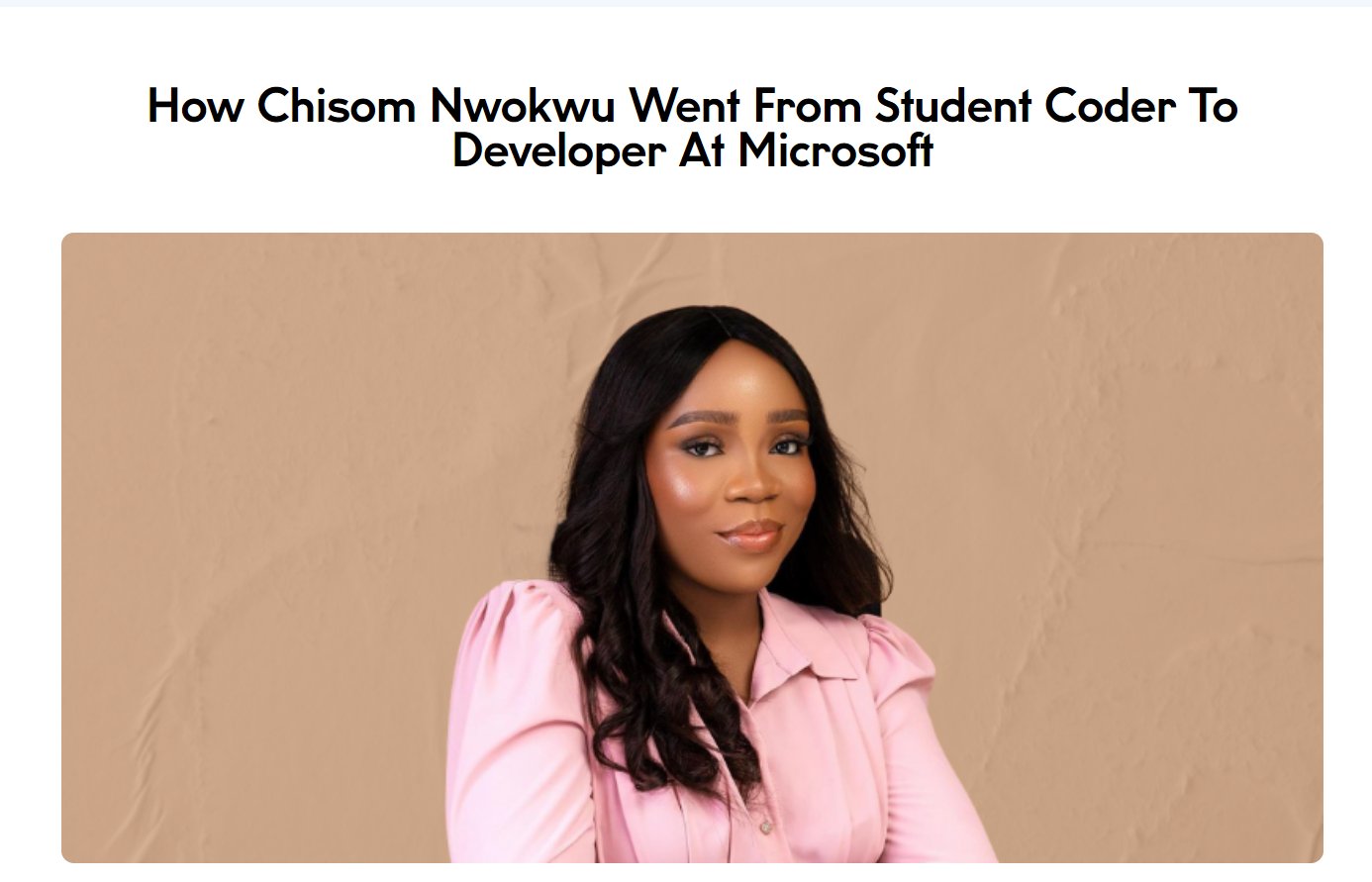 Chisom Nwokwu
